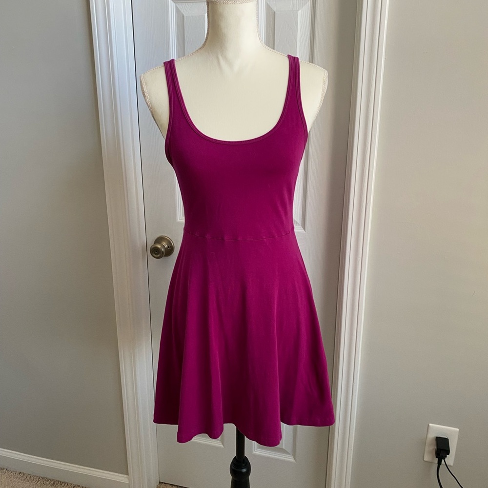 Express Magenta Sleeveless Dress